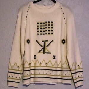 Vintage Beautiful Hand Loomed Acrylic Fibre Sweater By Full Fashioned Im…